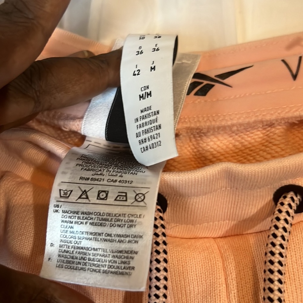 Reebok X Victoria Beckham Coralglow Joggers Women’s Medium Drawstring Athletic - Picture 5 of 8